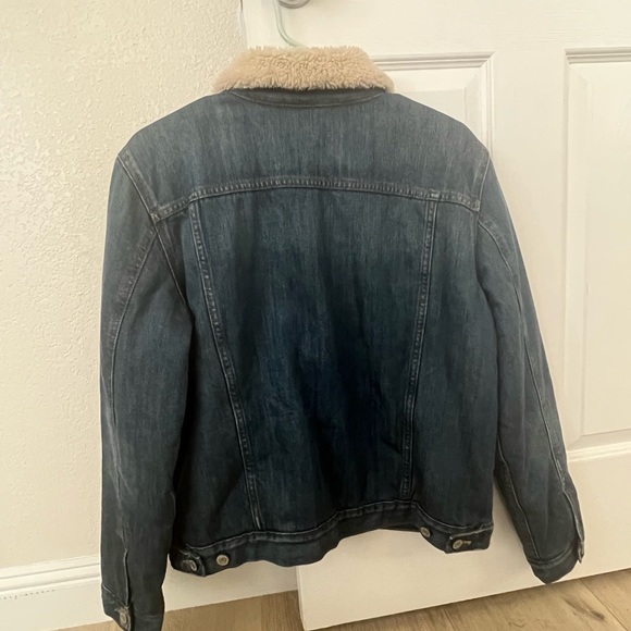 XL GAP Sherpa Denim Jean Jacket - Picture 3 of 3